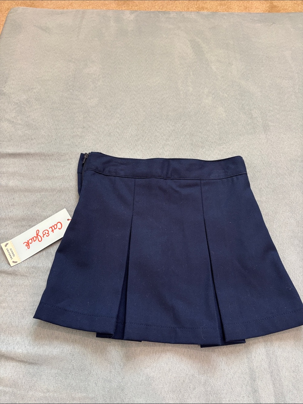 Cat & Jack Navy Pleated Girls' School Skort 3T